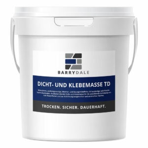 DICHT- UND KLEBEMASSE TD - Mineralische, zweikomponentige, bitumen- und lösungsmittelfreie, UV-beständige, kälteflexible, höchst druckstabile, rissüberbrückende Dicht- und Klebemasse für die abdichtende Verklebung von Unic-Board-Platten und zur Abdichtung waagerechter und senkrechter Flächen.
